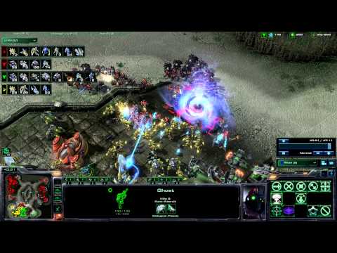 Starcraft 2 - Nuclear strike + vortex