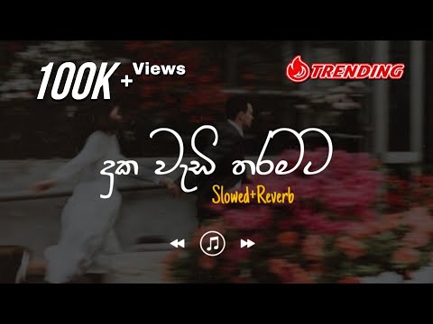 Duka Wedi Tharamata - දුක වැඩි තරමට (Slowed+Reverb)