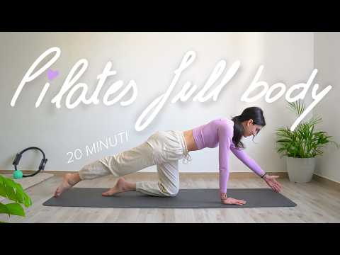 20Min Total Body Pilates Class to Tone Your Whole Body | Beginner to Intermediate Level