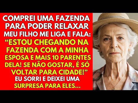 COMPREI UMA FAZENDA PARA RELAXAR MAS MEU FILHO QUERIA TRAZER PESSOAS! ENTÃO RESOLVI FAZER ISSO...