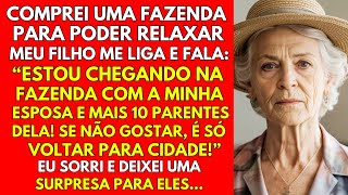 COMPREI UMA FAZENDA PARA RELAXAR MAS MEU FILHO QUERIA TRAZER PESSOAS! ENTÃO RESOLVI FAZER ISSO...