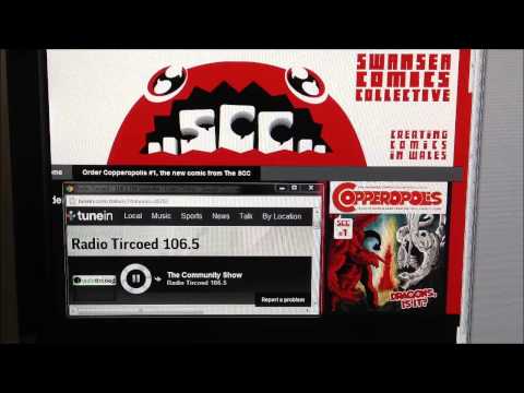 SCC Copperopolis Comic interview on Radio Tircoed
