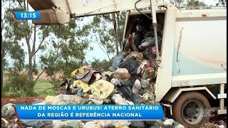 Nada de moscas e urubus! Aterro sanitário da região é referência nacional