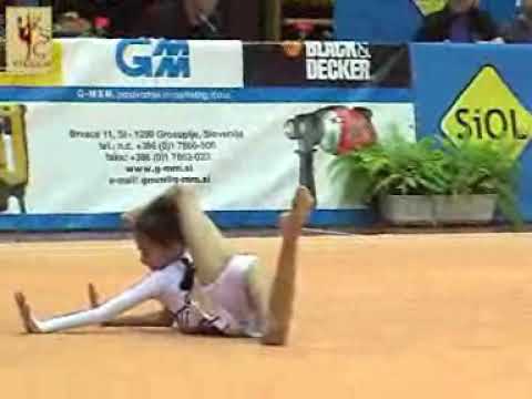 Natalia García (ESP) freehands Ljubljana 2005