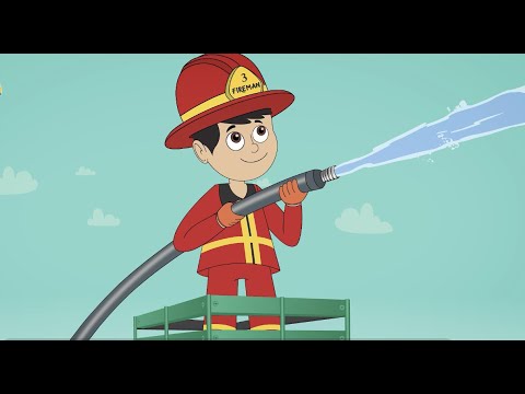 10 Little Firemen | Ten Little Firemen | Rhyme