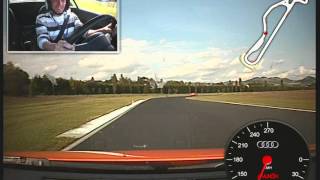 preview picture of video 'Audi R8 V8 circuit Issoire Pro pulsion'