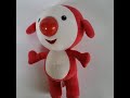 2004 Daekyo Red Nose Alloo Sing Light Up Korean Plush 10 Rare HTF