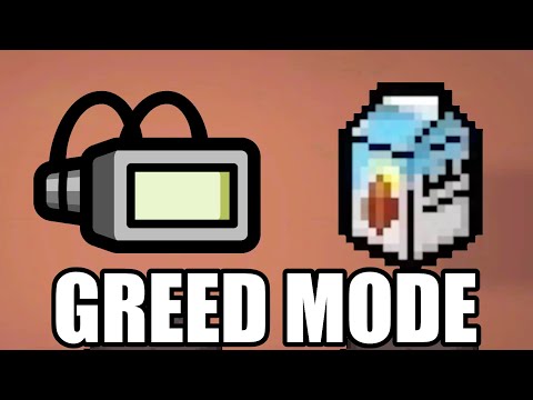 TECH X + ALMOND MILK = GREED MODE WIN | Binding of Isaac Repentance+