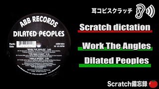 【耳コピスクラッチ】Work The Angles / Dilated Peoples &amp; 耳コピのコツ【DJ講座】