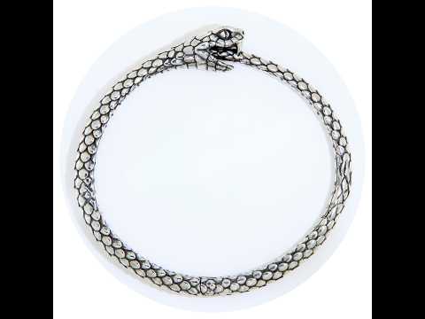 Bratara Argint 925 Ouroboros Sarpe – Simbolul Eternitatii