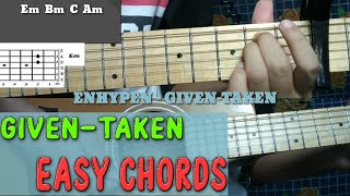 Download lagu ENHYPEN Given-Taken Easy Chords Guitar Tutorial   Cover mp3