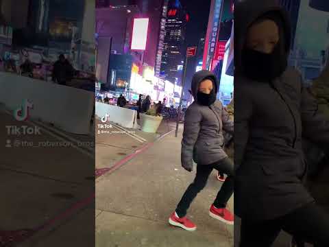 Getting sturdy in Times Square