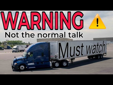 Lease Purchasing a Truck in a Down Freight Market! Special Warning on How Mega Carriers Operate.