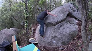 Video thumbnail de La caputxa, 6a (sit). Can Camps