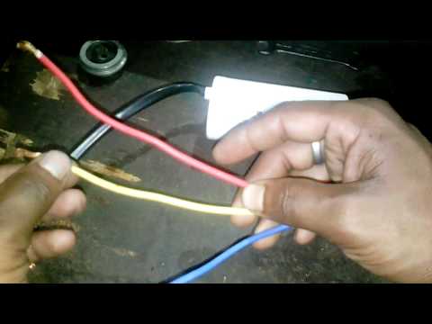 How to test single phase motor without panel
