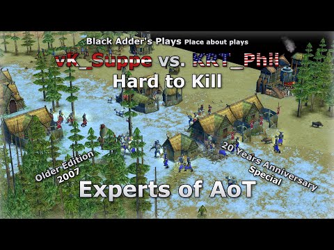 Age of Mythology 20, Experts of AoT, Older Edition 2007: Hard to Kill - vK_Suppe vs. KRT_Phil