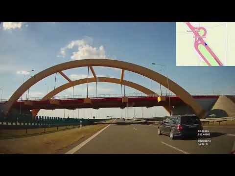 Poland. Motorway A1, Łódź-south — Gdańsk-south, 2020, 4x