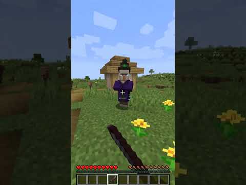 How Villager Become Witch in Minecraft #shorts #funny #ytshorts