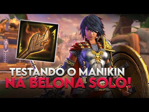 BELONA SOLO, TESTANDO O MANIKIN NELA! - ⚡ Smite BR Conquista