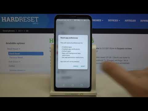 How to Reset App Preferences on LG Q6 – Reset App Settings