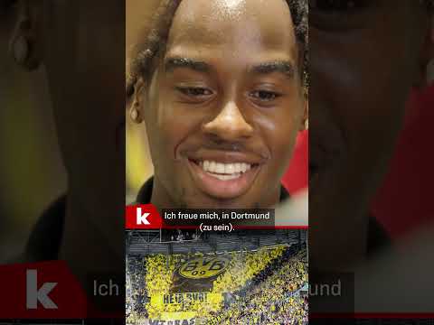 Bynoe-Gittens von Dortmund begeistert: "Beste Stadt in Deutschland" #shorts