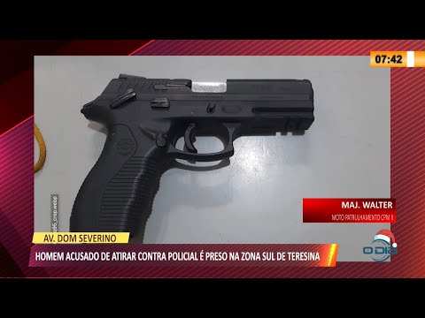 Homem acusado de atirar contra policial é preso na zona sul de Teresina 01 12 2021