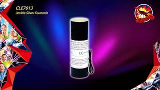 Fontána Silver 3m/30sekúnd 5ks - elektrický odpaľ