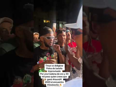 TINYO RD VS DIDI GLOW ROUND 4 IMPROVISANDO 2023 EN JOYERÍA LA BATICUEVA