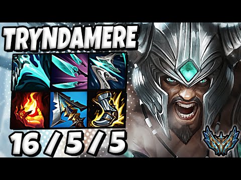 Tryndamere vs Shen [ TOP ] Lol Korea Challenger Patch 12.17 ✅