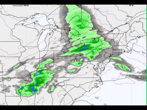Daily forecast video Monday April 29th, 2019