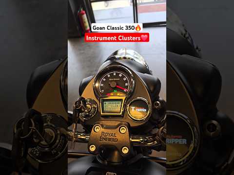 2025 Goan Classic Instrument Clusters 🔥 RE Goan Classic 350 Shack Black🔥 #goanclassic350 #classic