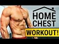 20 Minute Home Chest Workout! - NO DUMBBELLS OR BARBELLS! | FULL MUSCLE BUILDING ROUTINE!