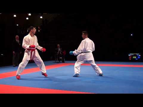 Karate1 PL, Almere 2014 - MAHDI vs. MARESCA - Kumite male -60 FINAL