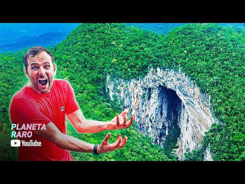 A MAIOR BOCA de CAVERNA do MUNDO #Boravê | Planeta Raro do YouTube
