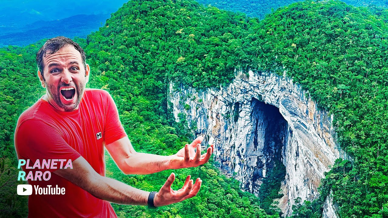 A MAIOR BOCA de CAVERNA do MUNDO #Boravê | Planeta Raro do YouTube