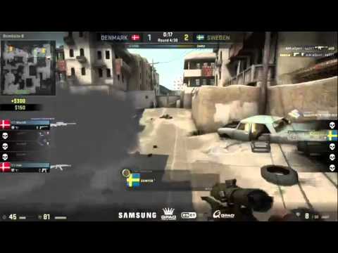King Of Nordic CS:GO S02E12 - Denmark vs Sweden Highlight