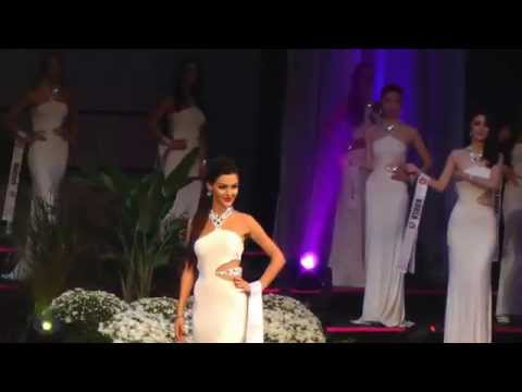 Miss Globe 2015 - Ann Lorraine Colis - Top 15 White Gown Presentation