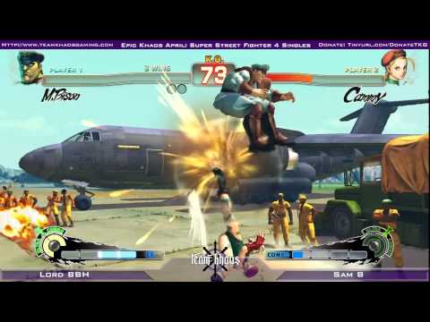 Epic Khaos April - SSF4 Singles - LordBBH (DIC/BOX) vs Sam B (CAM) - Winners Finals