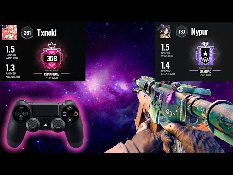 SOLO QUEUING TO DIAMOND IS TOO EASY: PS4 Ranked Highlights - Rainbow Six Siege Console Gameplay