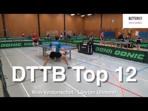 Wim Verdonschot (QTTR 2191) - Lleyton Ullmann (QTTR 2173) | DTTB Top 12 | Highlights