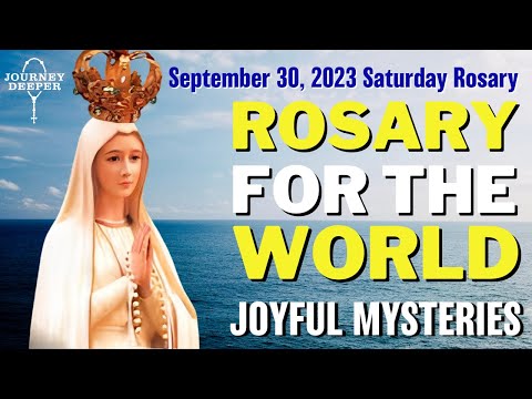 Healing Rosary for the World ᐧ Saturday, September 30th 💙 Joyful Mysteries of Rosary