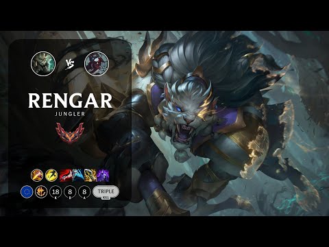 Rengar Jungle vs Kayn - EUW Grandmaster Patch 13.3