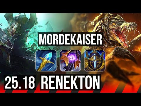 MORDEKAISER vs RENEKTON (TOP) | KR Master | 25.18