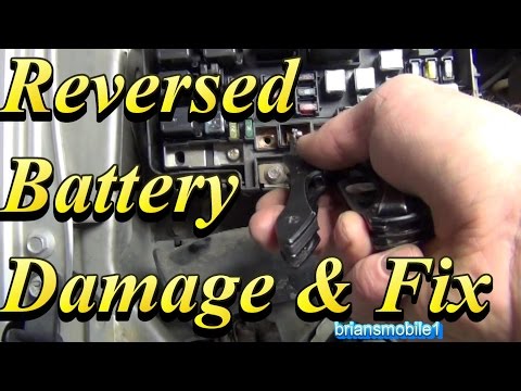 Battery Backwards Damage and Fix