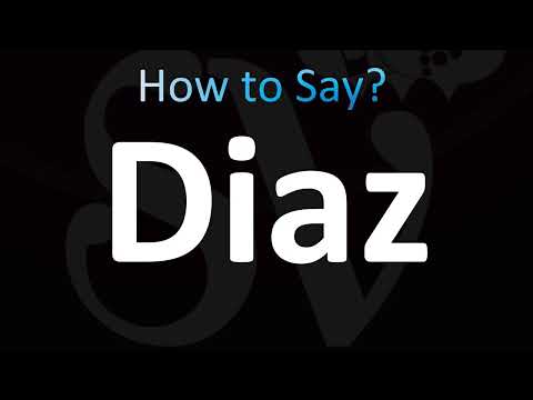 How to Pronounce Diaz (CORRECTLY!)