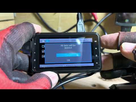 Formatting orskey dash cam memory card