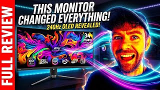 msi MPG 341CQPX QD-OLED 34-inch Curved OLED Gaming Monitor Full Review