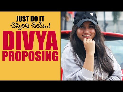 Just Do It | Episode 10 | Divya Proposing | Latest Telugu Pranks | FunPataka Video