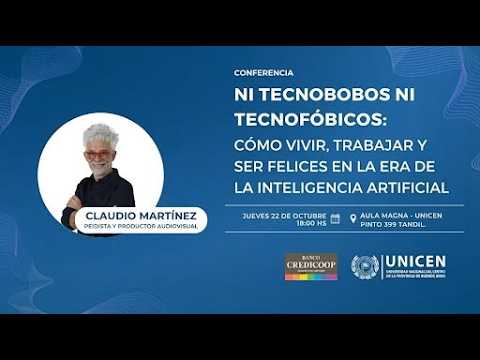 Conferencia «Ni tecnobobos ni tecnofóbicos