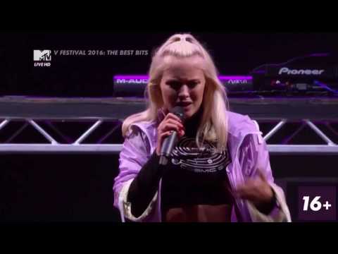 Tinie Tempah Ft  Zara Larsson -  Girls Like  @ V FESTIVAL 2016